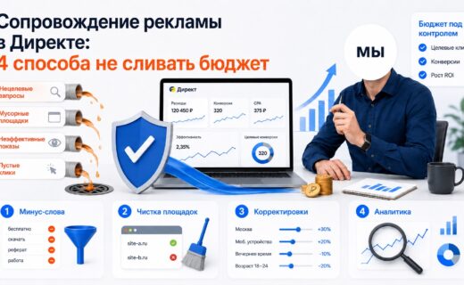 Сопровождение рекламы в Директе: 4 способа не сливать бюджет