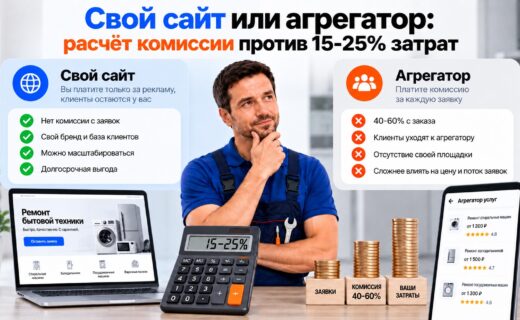 Свой сайт или агрегатор: расчёт комиссии против 15-25% затрат