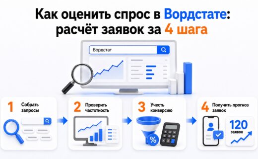 Как оценить спрос в Вордстате: расчёт заявок за 4 шага