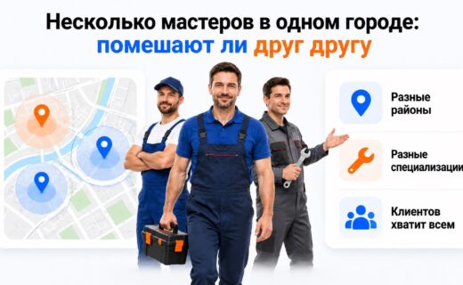 Несколько мастеров в одном городе: как мы считаем лимиты