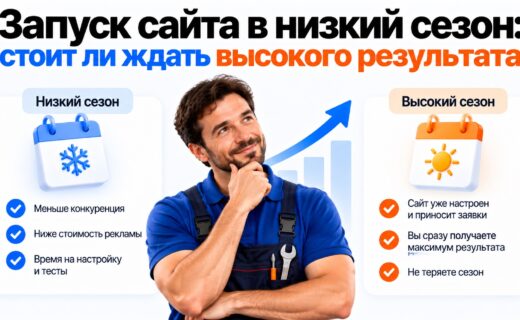 Запуск сайта в низкий сезон: почему ждать весны не нужно